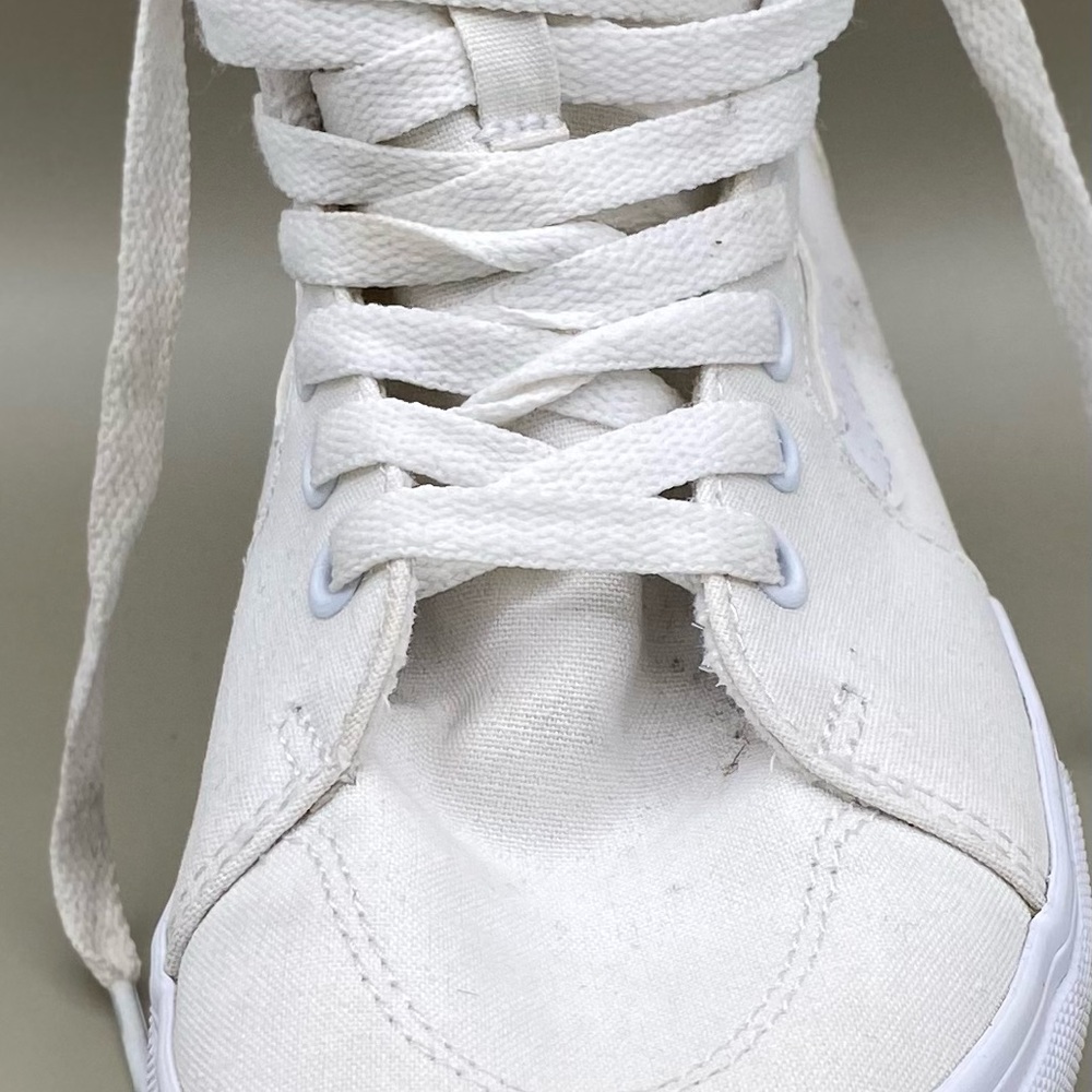 Vans Women’s Sk8-Hi Platform White Gum Sole High Top Skate Sneakers Shoes 7.5 - Picture 7 of 15